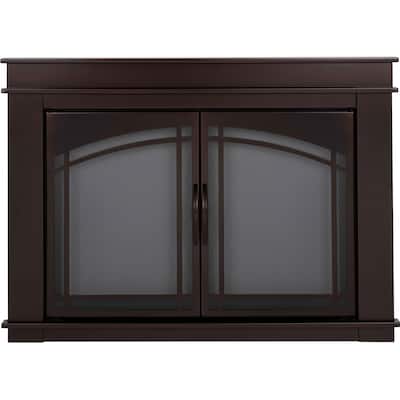 Pleasant Hearth Fenwick Fireplace Glass Door