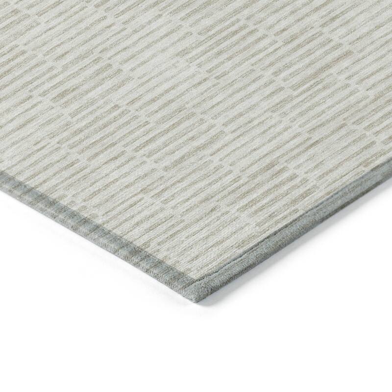 HomeRoots Geometric Transitional Rectangle Outdoor Rug