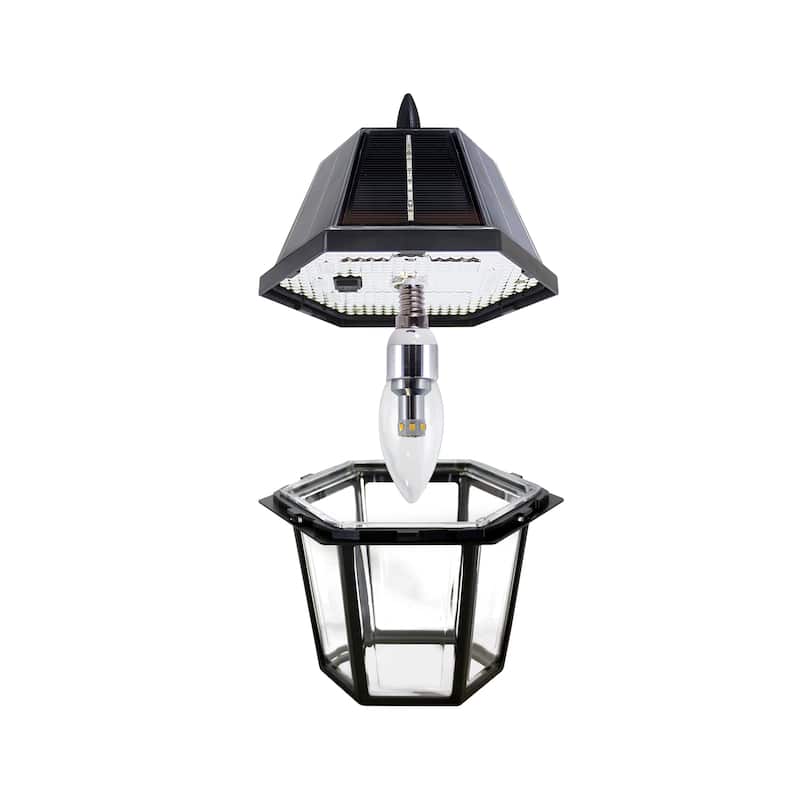 Shepherd Hook 80 Lumen Solar Warm White LED Pathway Landscape Light