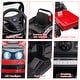 preview thumbnail 5 of 33, GIMMYFIVE 12V Kids Ride-On Tractor with Trailer, Remote Control, Music, LED Lights, Rear Wheels Suspension