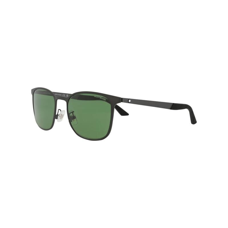 Montblanc Square-Frame Metal Sunglasses