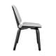 preview thumbnail 44 of 62, Brinley Walnut or Black Wood Upholstered Dining Chair