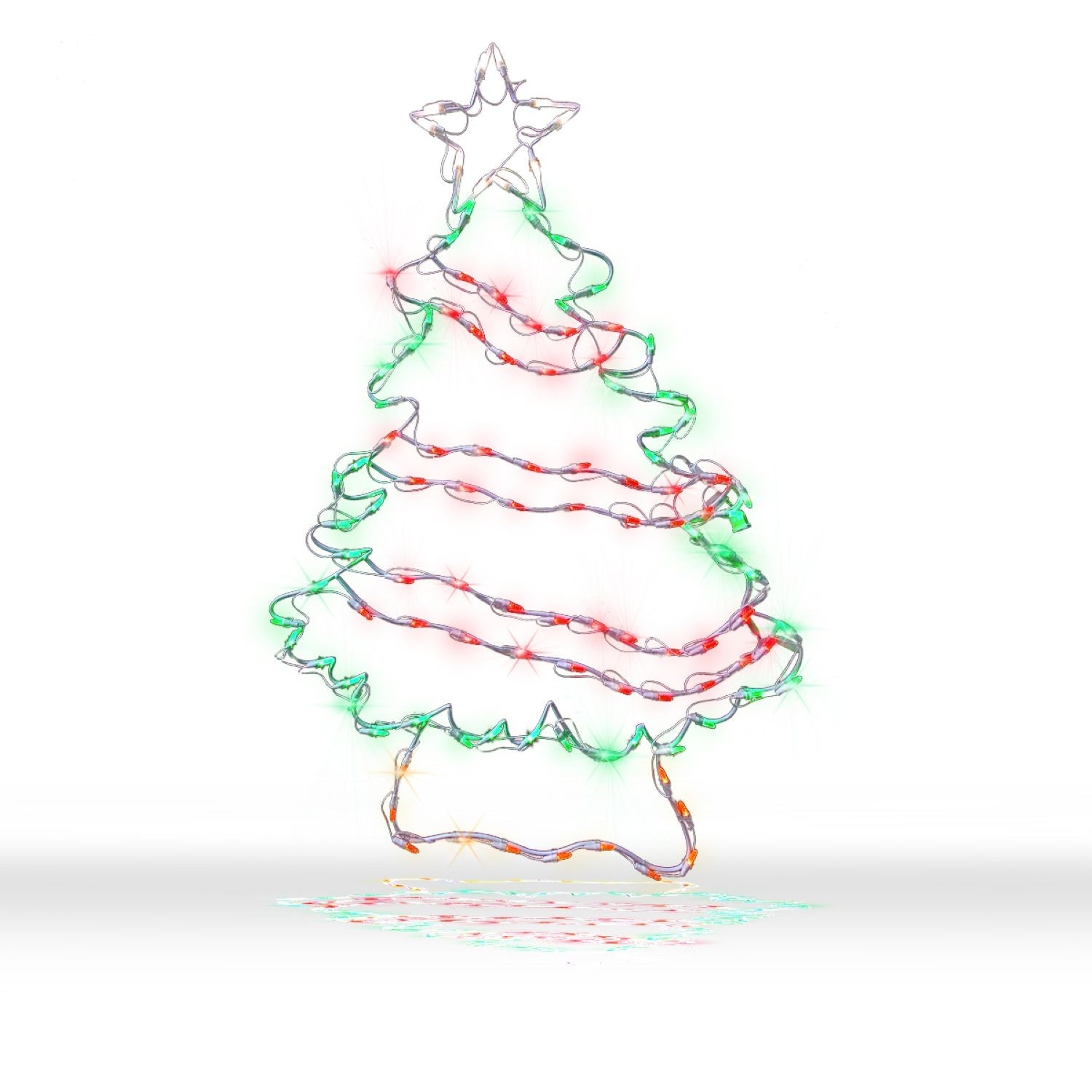 Christmas Tree with Garland 48 Inch - Multi