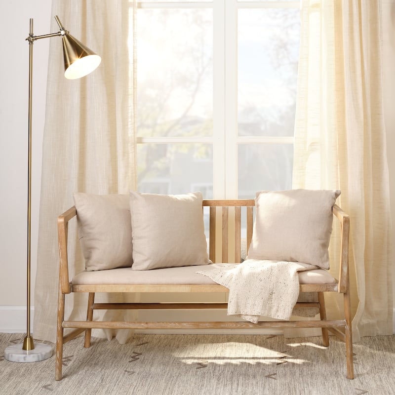 Alden Decor Frasier Iron Floor Lamp, Brass