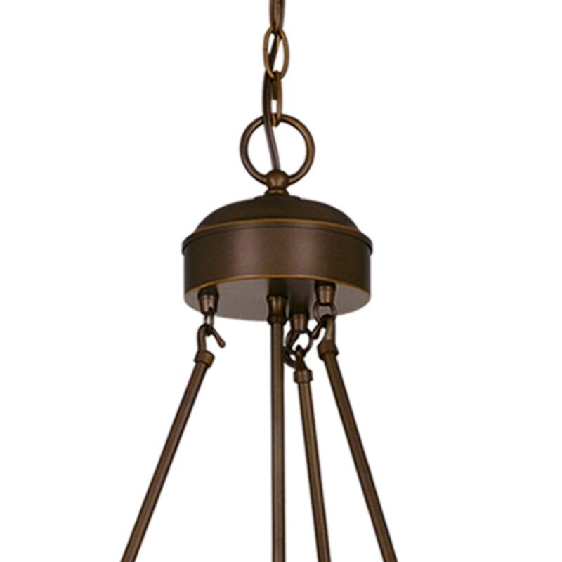 Yellowstone 9 Light Bronze Rustic Moose Chandelier - 28.5-in W x 27-in H x 28.5-in D