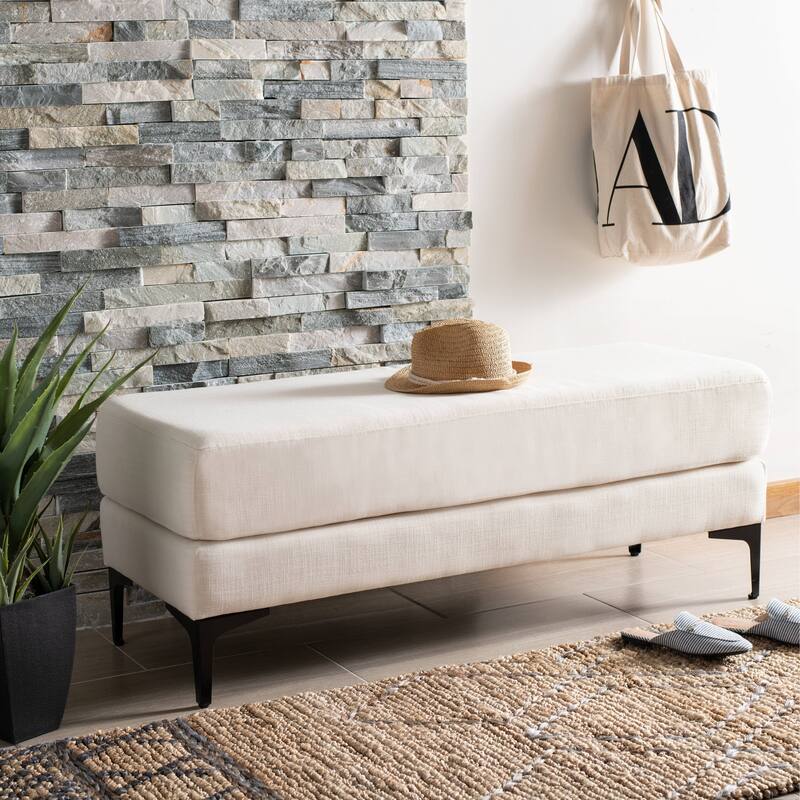 SAFAVIEH Elise Rectangular Bench - 48" x 18" x 18"