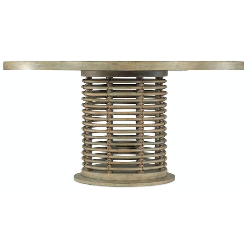 Hooker Furniture Surfrider 60" Coastal Beach Luxury Round Dining Table