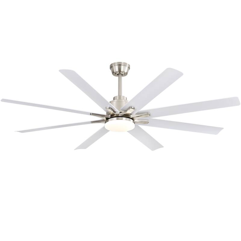Modern Ceiling Fan With Light Smart Life APP Remote Control Timer For Alexa Google Bedroom Farmhouse