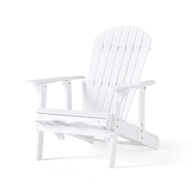 Hayle Wood Outdoor Reclining Adirondack Chair by Christopher Knight Home - 67.25" L x 29.50"W x 29.50" H