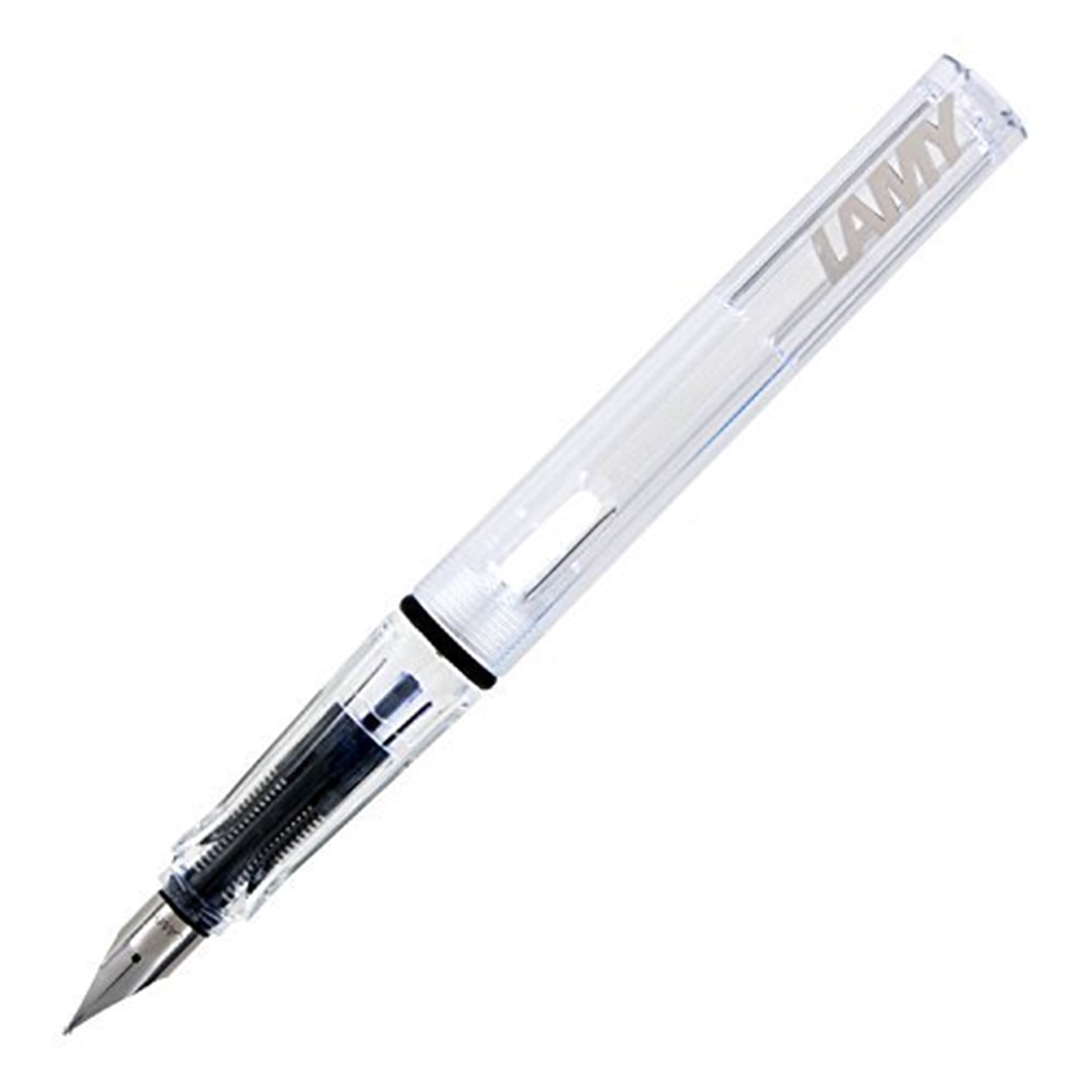 L12F Vista Fountain Pen For Smooth Writing, Demonstrator Fine Nib, Clear