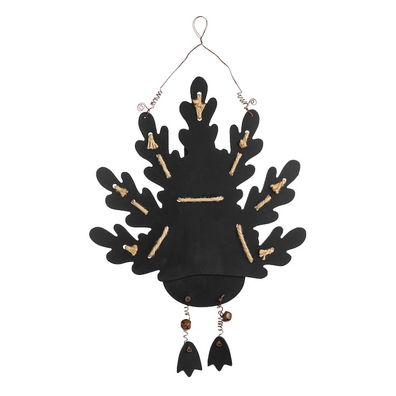 Glitzhome Thanksgiving Wooden Turkey Wall Hanging or Table Decor