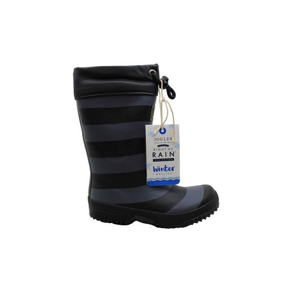 Shop Kids Joules Boys Winter Printed Fleece Lined Welly Boot