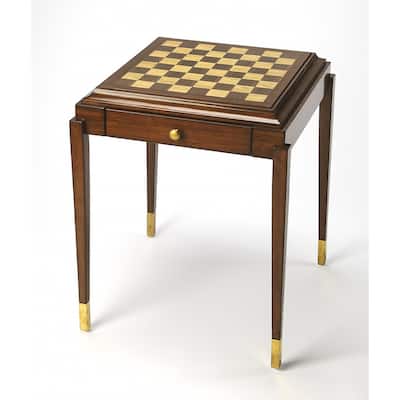 HomeRoots Antique Cherry Game Table - 23