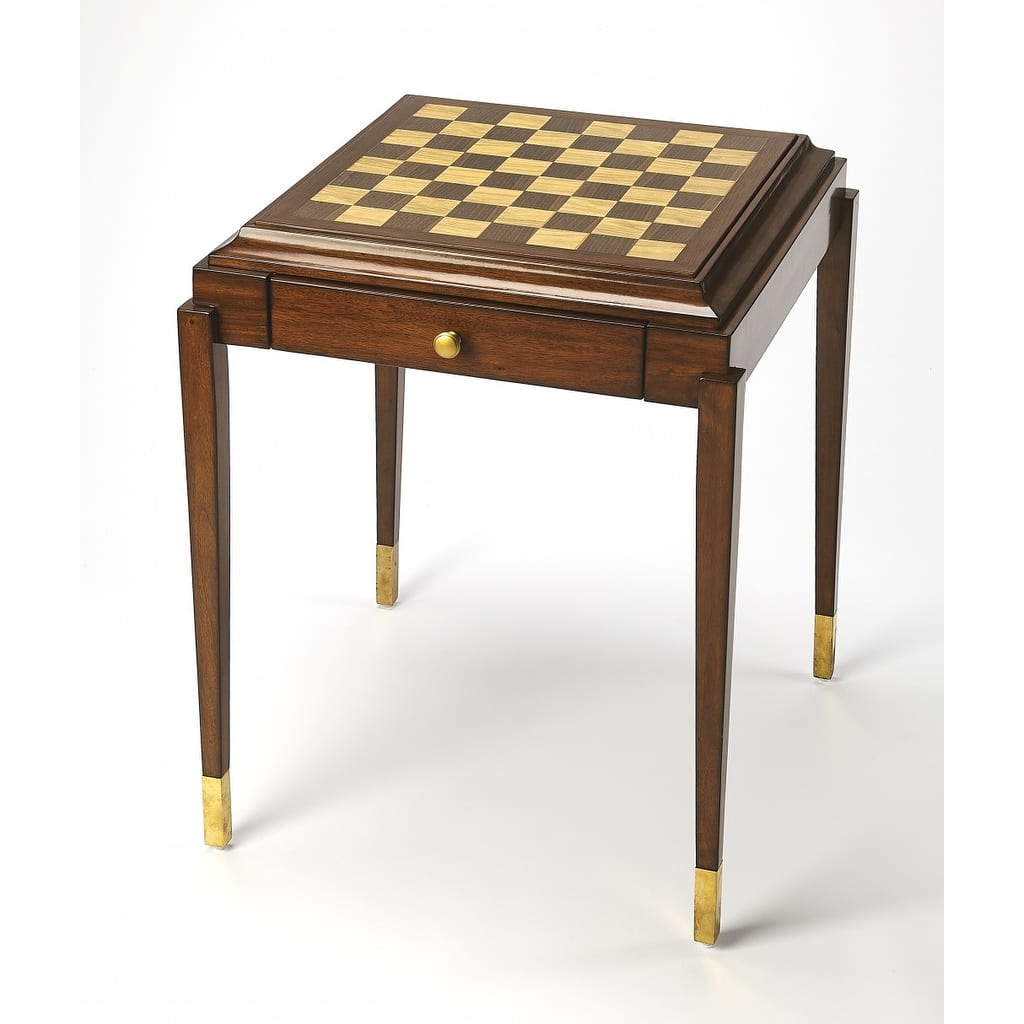 HomeRoots Antique Cherry Game Table - 23