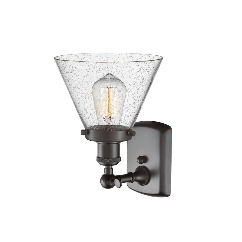 Innovations Lighting Large Cone 8" Wide Bathroom Sconce
