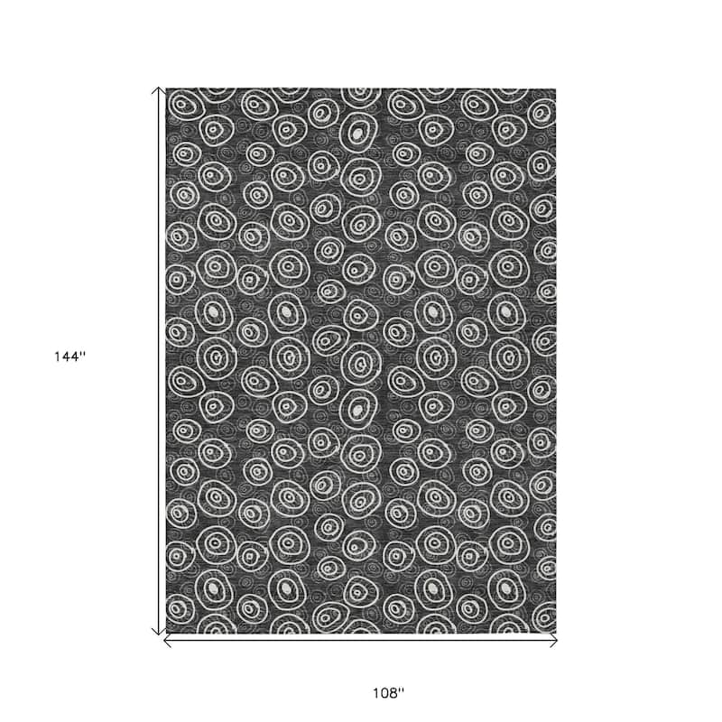 HomeRoots Geometric Transitional Rectangle Outdoor Rug