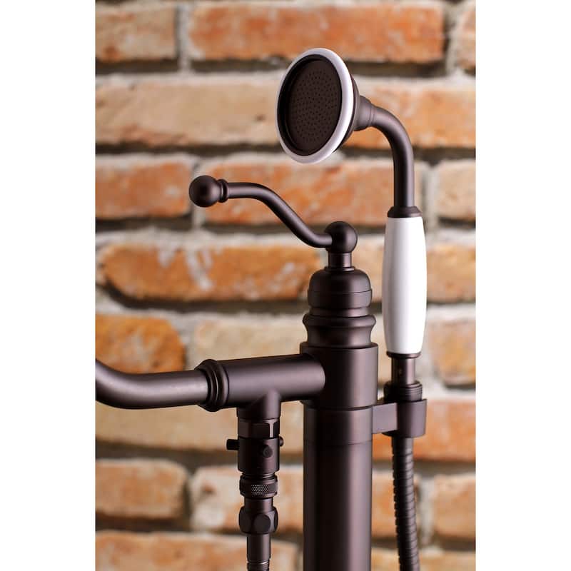 English Country Freestanding Tub Faucet with Hand Shower