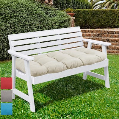 Sweet Home Collection 44" x 19" Tufted Outdoor Loveseat Cushion