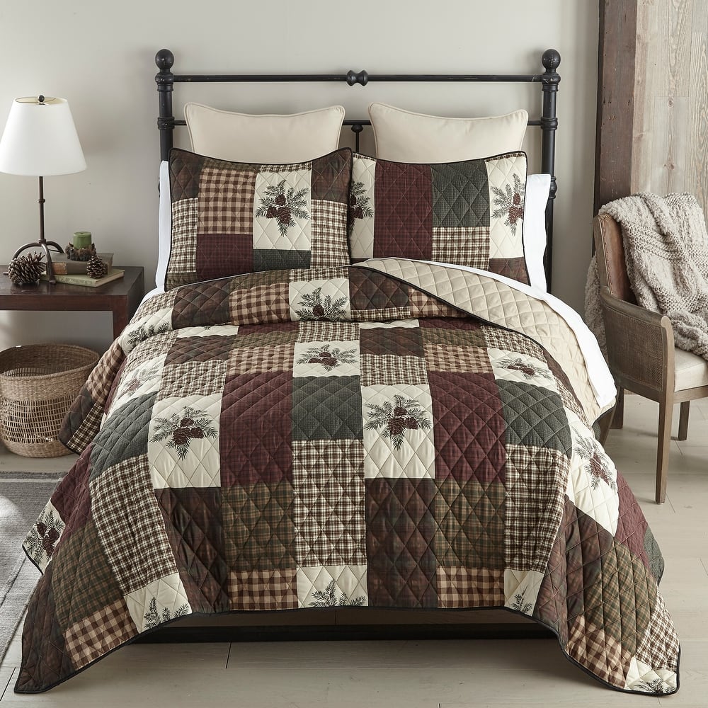 Your Lifestyle by Donna Sharp Pine Panels Polyester Quilt Collection