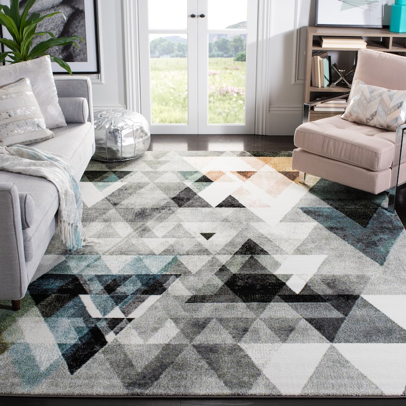 SAFAVIEH Porcello Lizet Mid-Century Modern Abstract Rug