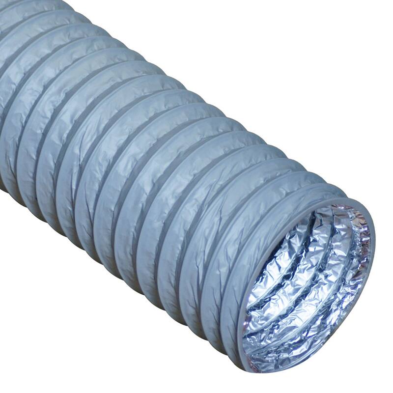 RubberCal HVAC VentilationFlex Duct 10 in.ID x 25 ft. 4x300 Bed