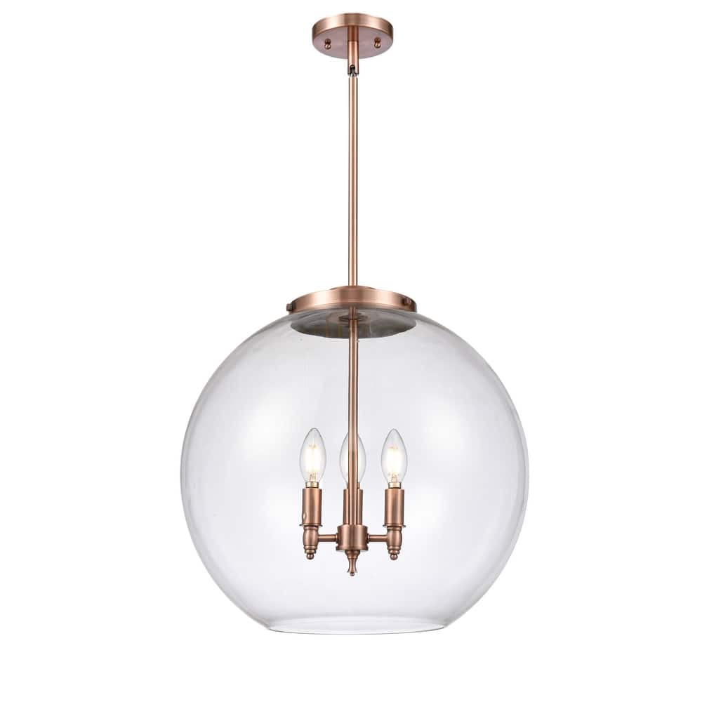 Innovations Lighting Athens - 3 Light 18" Pendant