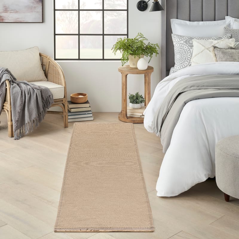 Nourison Washable Indoor Geometric Jute Area Rug