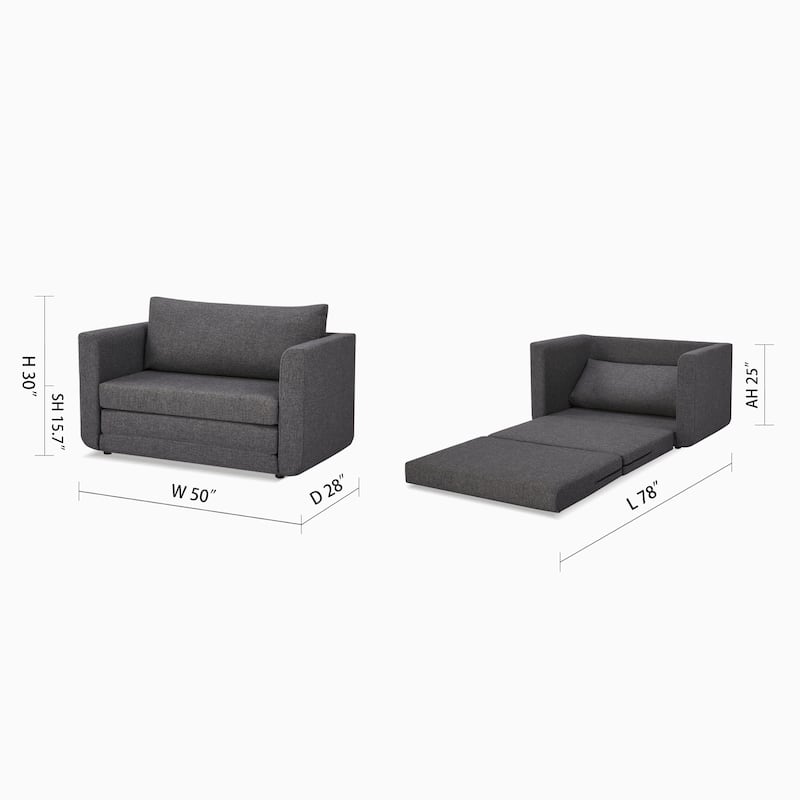 Artdeco Home - Afton Sleeper Loveseat Sofa