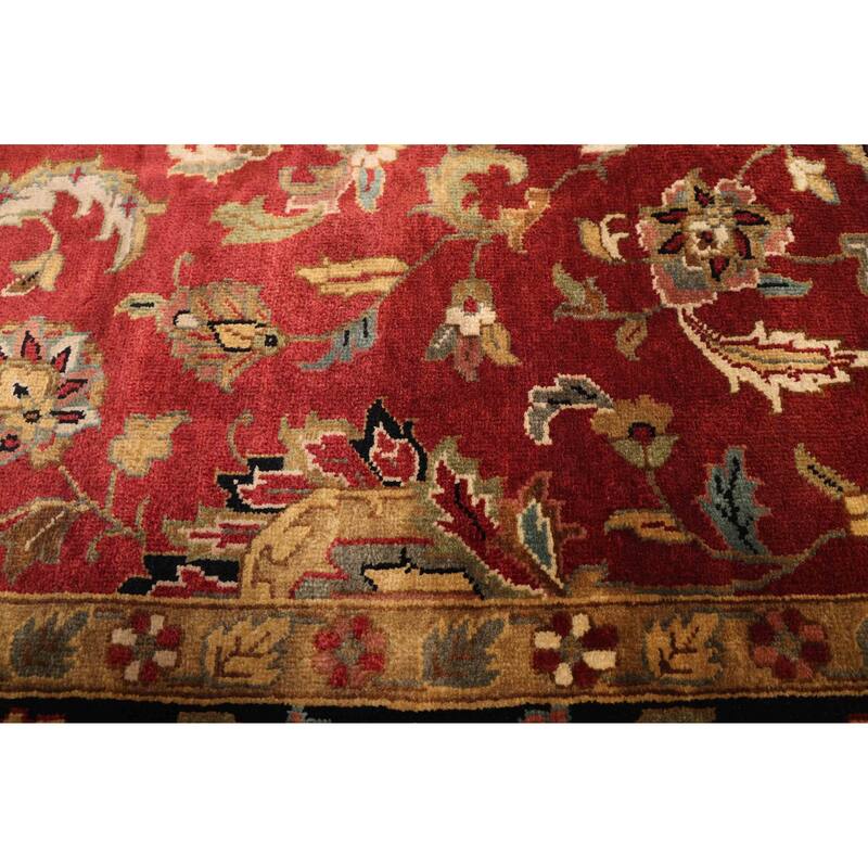 ECARPETGALLERY Hand-knotted Jamshidpour Dark Red Wool Rug - 8'5 x 11'8