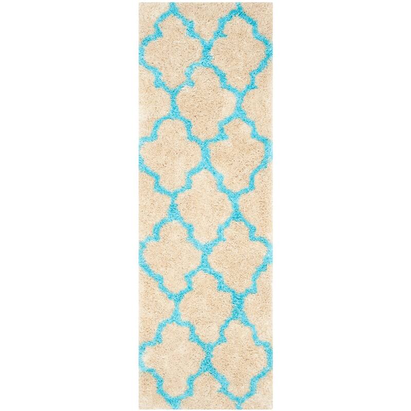 SAFAVIEH Handmade Barcelona Shag Kiyo Polyester Rug