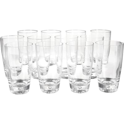 Bormioli Rocco Luna Tumbler Beverage Glasses Set of 12