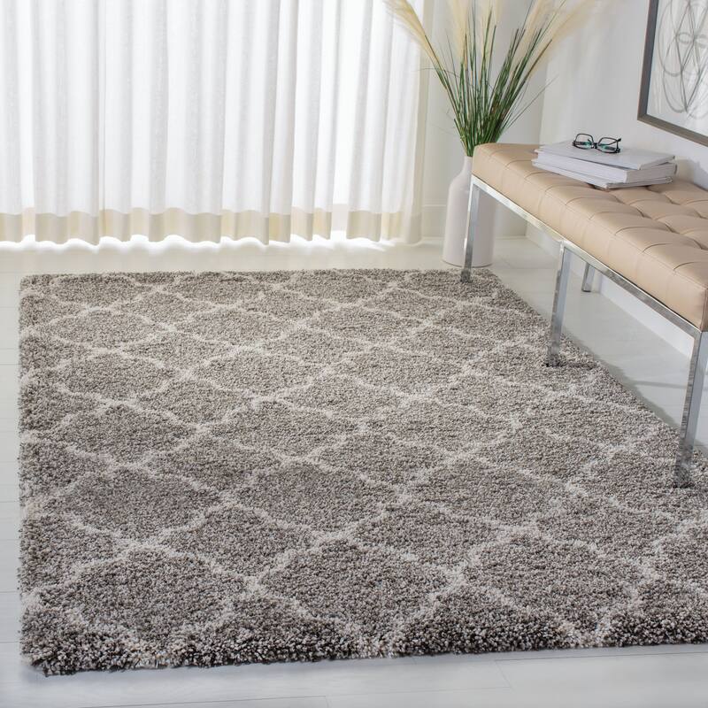 SAFAVIEH Hudson Shag Vitchka Glam Trellis 2-inch Area Rug
