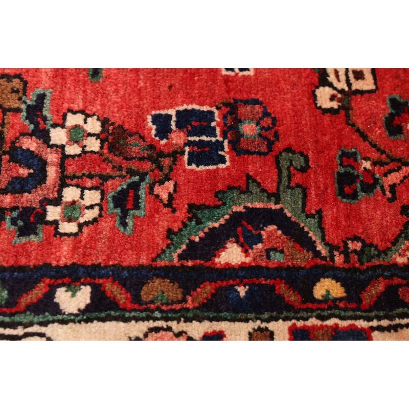 ECARPETGALLERY Hand-knotted Andelz Red Wool Rug - 2'10 x 10'0