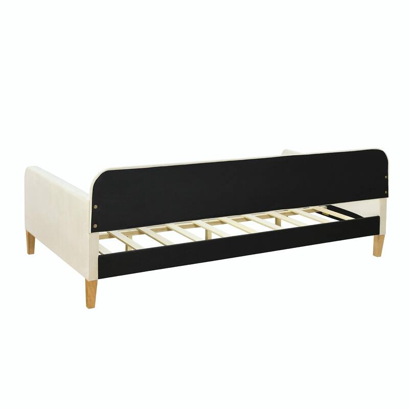 Upholstered Daybed with 4 Support Legs
