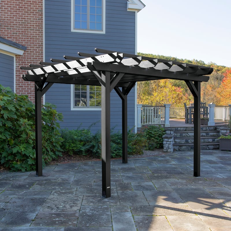 Highwood Bodhi 10 x 10 Recycled Plastic Pergola