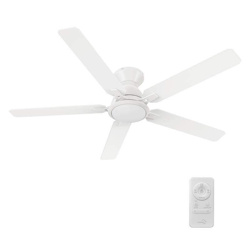 CARRO Livingston 52" 5-Blade Indoor Ceiling Fan with Light and Remote Control - N/A