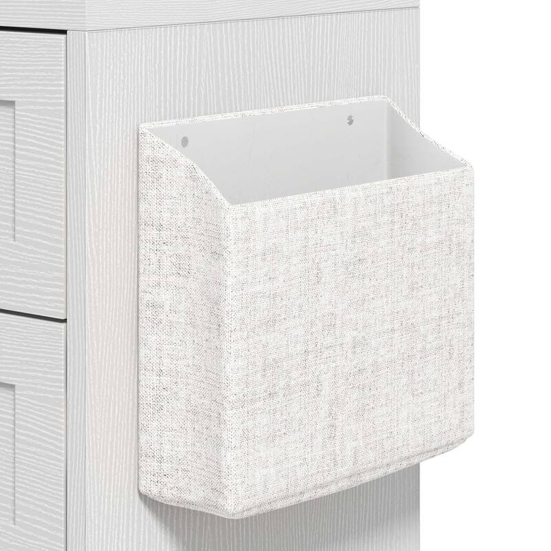 Moasis 6-Drawer 7-Drawer Double Dresser with Power Outlet and Organizer Bag