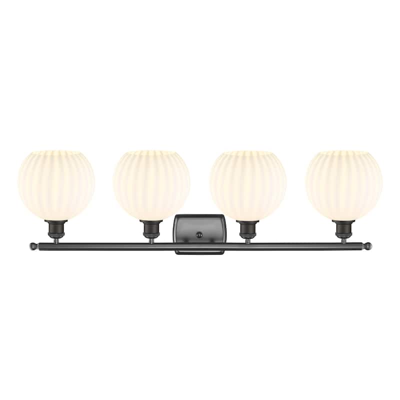 Innovations Lighting 516-4W-11-38-White Venetian-Bathroom Vanity Light