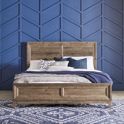 Ridgecrest Cobblestone Queen Panel Bed