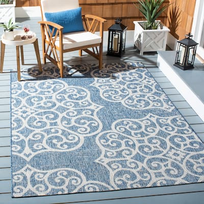 SAFAVIEH Courtyard Judy Indoor/ Outdoor Waterproof Patio Backyard Rug