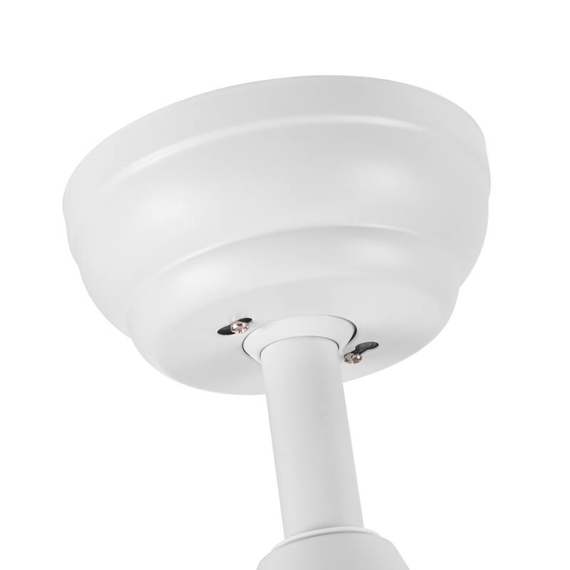 Ceiling Fan with LED Light, 6-Speed Remote Control Reversible Fan with 3-Color Light Settings & Downrod Mount
