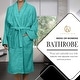 preview thumbnail 12 of 76, 100% Cotton Soft Terry Adult Unisex Lightweight Bathrobe by Superior