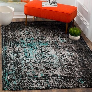 SAFAVIEH Classic Vintage Boho Manila Distressed Oriental Cotton Rug