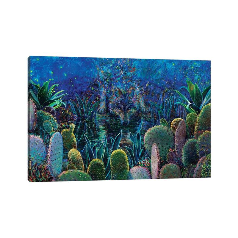 iCanvas "Lobo Sirocco" by Iris Scott Canvas Print