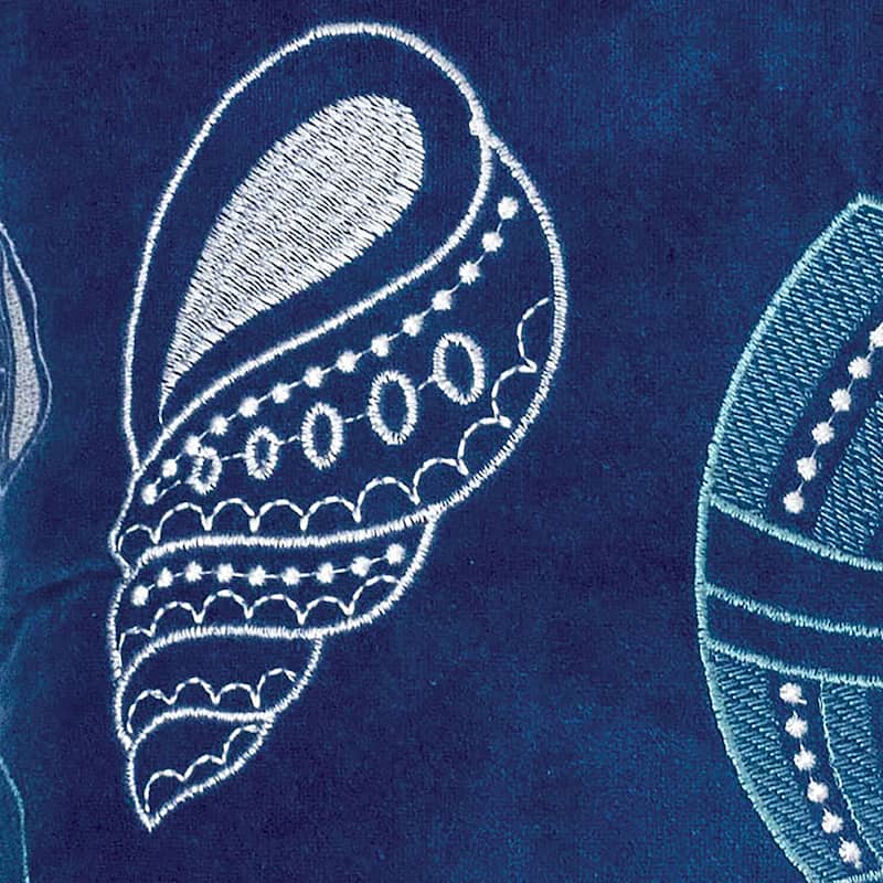 Vincent Nautical & Coastal Fabric Sea Shell Accent Pillows by Porch & Den (Set of 2)