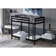 preview thumbnail 4 of 30, CraftPorch Modern Twin Over Twin Size Wooden Bunk Bed