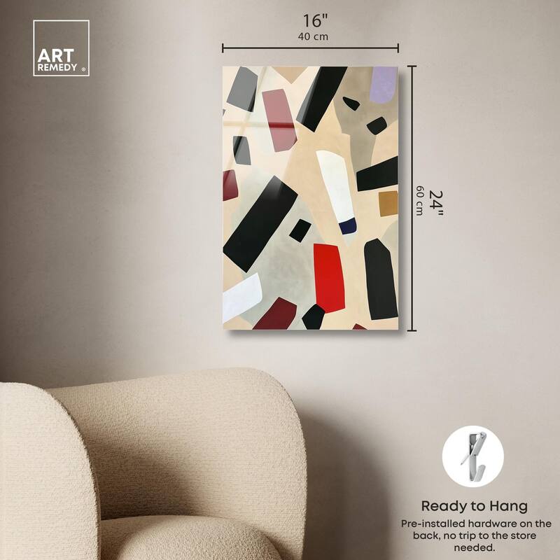 Mindscape Mosaic III Acrylic by Art Remedy, Ready to Hang