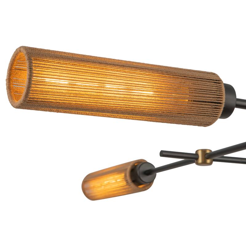 Alora Lighting LP491452 Colby 4 Light 52" Wide Linear Chandelier with