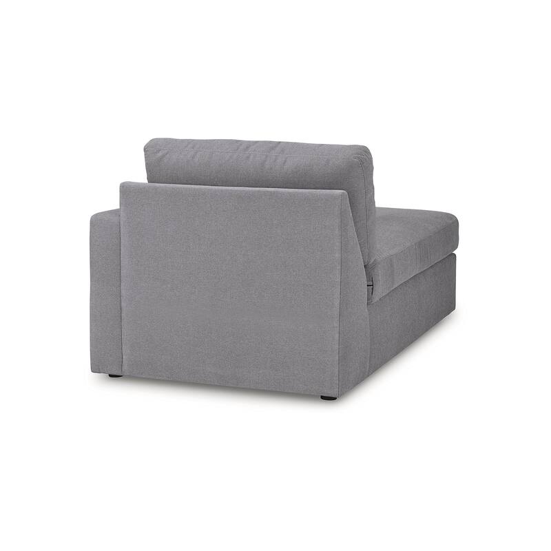 Signature Design by Ashley Modmax Gray 5-Piece Double Chaise Sectional - 174" W x 68" D x 36" H