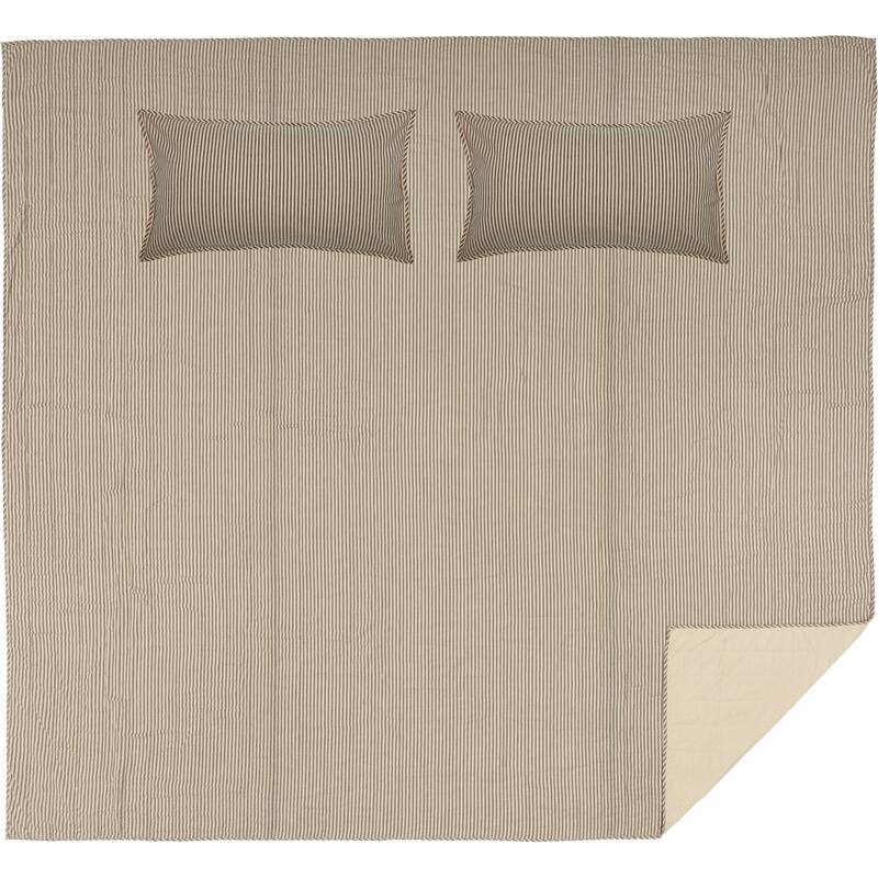 Sawyer Mill Cotton Stripe Quilt Set